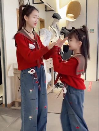 #潮童穿搭 #高品质童装 #中大童女孩衣服推荐 #女童套装