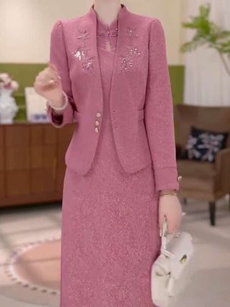 #婚礼妈妈礼服 #谁穿谁漂亮 #礼服裙 #重工刺绣 #婚宴妈妈装