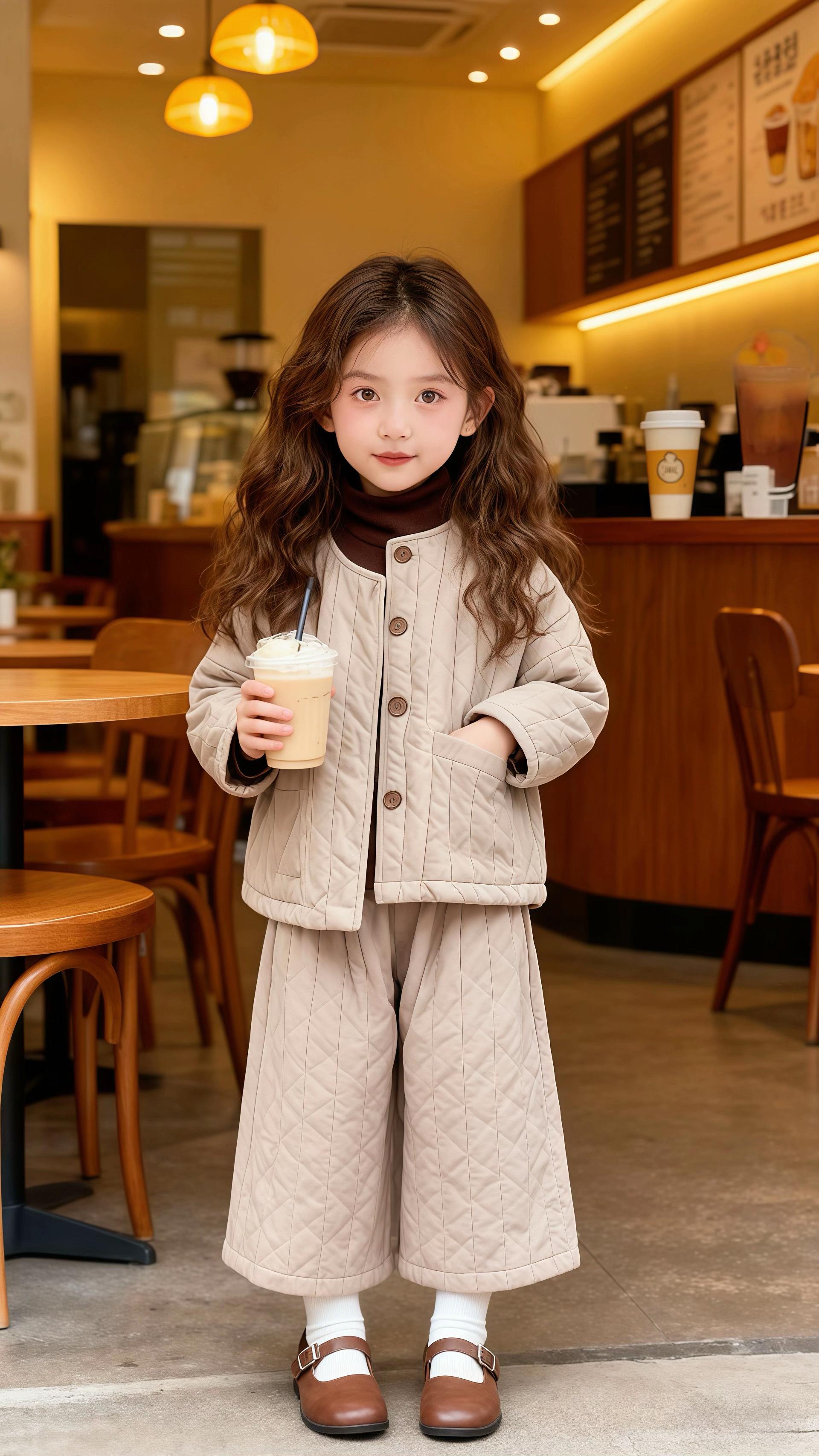 #高品质童装 #棉服 #甜美穿搭 #韩系穿搭 #早秋冷冽又随性的气质穿搭 @抖加🔥上热门🔥dou+🔥热点宝