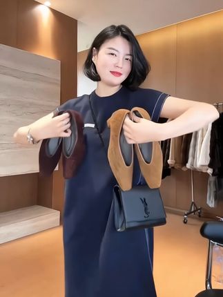 TANTAN 休闲气质百搭时尚方头编织格子单鞋#穿出高级感 #女鞋推荐 #每日穿搭look #轻奢女鞋 #潮流时尚穿搭