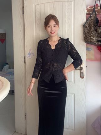 39.8一件时尚设计风格显瘦收腰的蕾丝上衣真的是很无敌#穿搭#蕾丝上衣#好物分享🔥