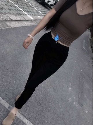 #铅笔裤#小脚裤#弹力#V领打底#秋季新款穿搭