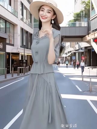 #气质连衣裙 #夏季新款 #穿出自信穿出美丽 #穿搭#美出高级感