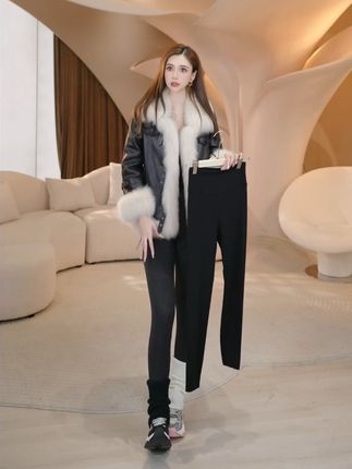 COCO BECCI【恒温山羊绒瑜伽裤】超细60支高精细腈纶裤CFLJC399001#裤子 #显瘦裤子 #秋冬穿搭 #百搭神裤 #瑜伽裤