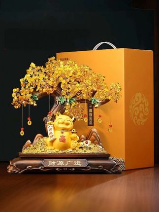 前台招手猫摆件高档酒柜收银台装饰品乔迁礼物 #招财猫摆件 #收银台装饰 #摆件