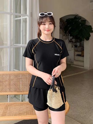 #大码泳衣#泳装#比基尼#保守泳衣#海边泳衣