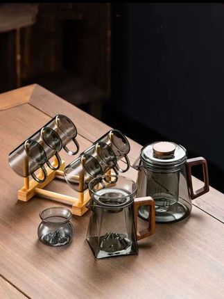 家用茶具#泡茶专用茶杯#透明耐热简约茶具#器具茶具#茶壶茶具