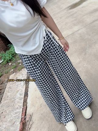 #夏季新款 #不挑年龄不挑身材 #小个子穿搭 #今天穿搭 #格子裤