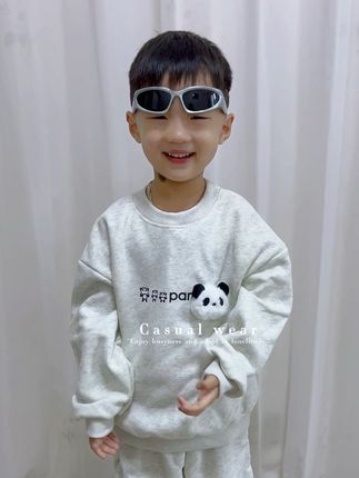 今天也是可爱到爆炸的一天#卫衣#加绒卫衣#童装#儿童套装#可爱到爆炸💥
