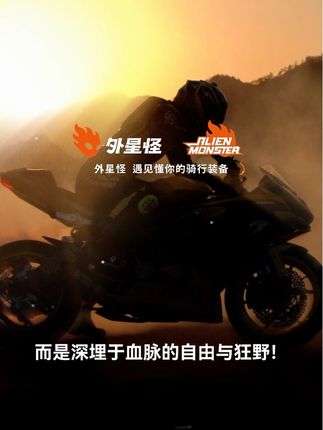 遇见懂你的骑行装备 挖掘深埋在血脉的自由与狂野! #外星怪 #骑行装备 #机车#机车装备#外星怪手套