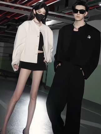 #秋季穿搭cleanfit杀回来了#秋季情侣氛围感穿搭#休闲套装#夹克外套