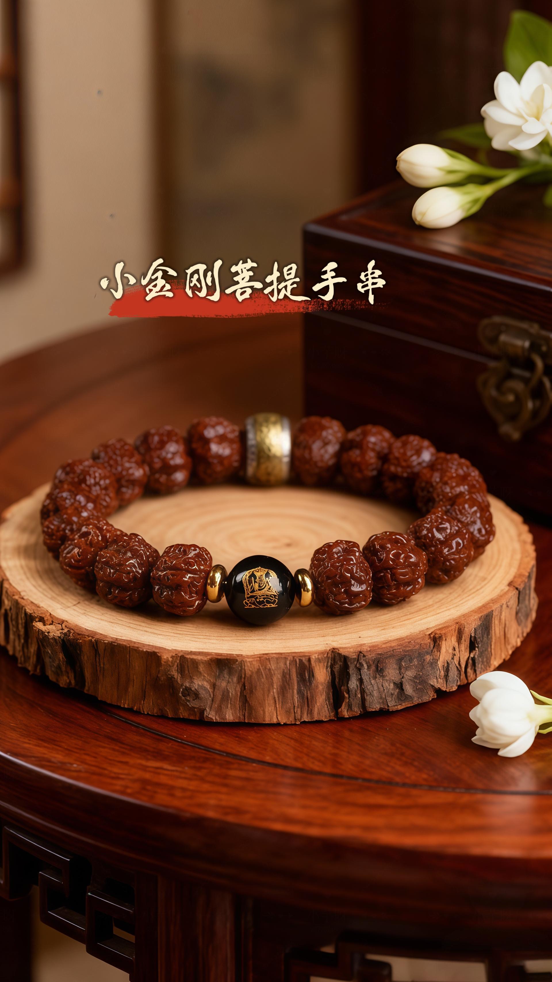 小金刚菩提手串#文玩爱好者 #小金刚菩提 #文玩手串 #菩提手串#盘串