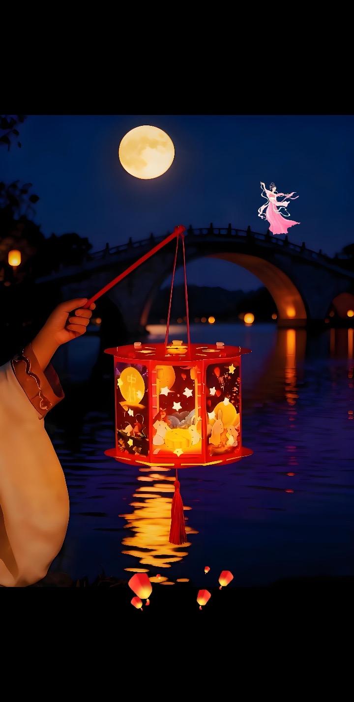 中秋亲子手作:软萌兔子灯笼 中秋团圆夜,怎能少了可爱元素?不妨和孩子一起动手,亲手打造一盏独一无二的兔子灯笼,让节日更添温馨趣味。 制作步骤轻松易懂,新手也能快速上手:首先把材料里的对应图形小心取下,然后将各个部件逐块拼合整齐,再用配套的两脚钉把需要连接的位置固定牢固,最后插上自带的发光棒,一盏软萌又亮眼的兔子灯笼就完成啦! 中秋夜晚提着它漫步,温暖的光芒伴着可爱造型,节日氛围感瞬间拉满。快为家里的小朋友安排上,一起享受动手的快乐吧! #中式美学 #亲子手工 #中秋灯笼DIY #生活小美好 #中秋伴手礼