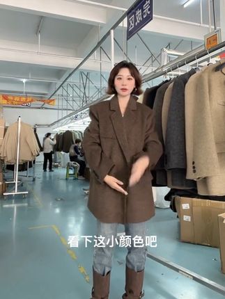经典耐看棕色#源头实力厂家 #百搭显瘦 #女装穿搭