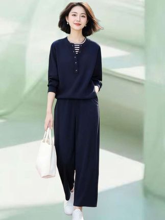休闲两件套#女装穿搭 #高级感穿搭 #时装搭配 #减龄气质