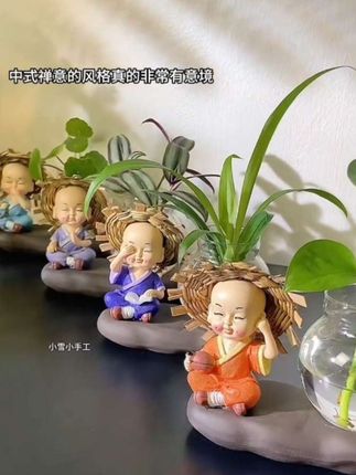 绿萝水培花盆,器皿花瓶,透明玻璃插花瓶,客厅办公桌装饰品,家居摆件#花瓶摆件 #水培植物#看超好看