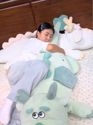 #可爱长条抱枕#软乎乎的抱枕垫子 #靠枕毛绒玩具 #长条抱枕 #床头靠