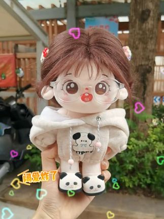 拜托,这么可爱的娃娃怎么才能让他刷到,然后给我买呢#少女心爆棚#棉花娃娃#可爱#礼物
