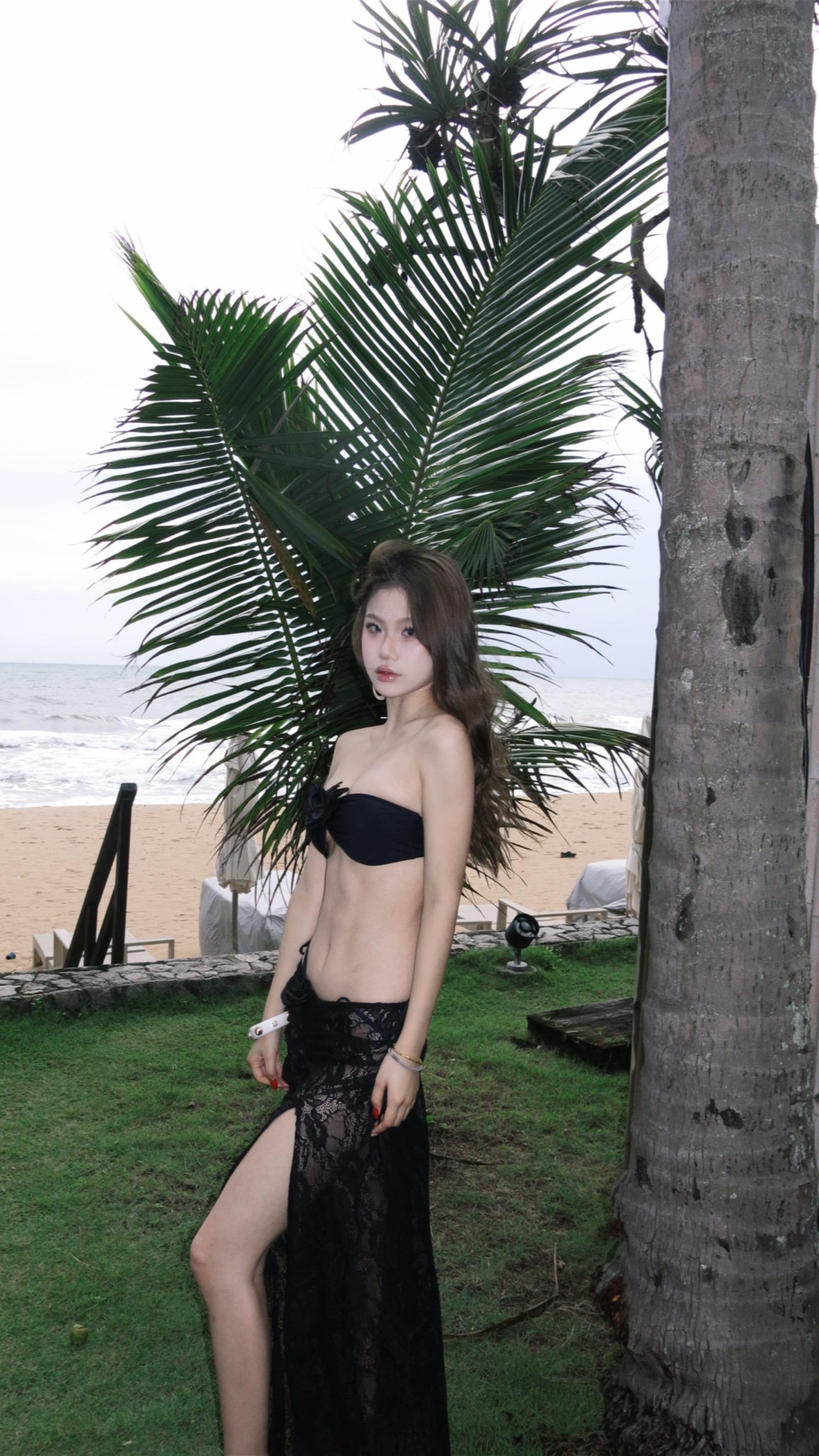 单纯喜欢歌#海边泳衣无不良穿搭