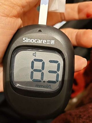餐前先测个血糖 #控糖饮食 #我的日常生活 #测血糖