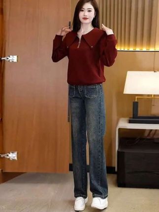 #小个子穿搭 #秋冬穿搭#加绒卫衣#谁穿谁好看#洋气减龄