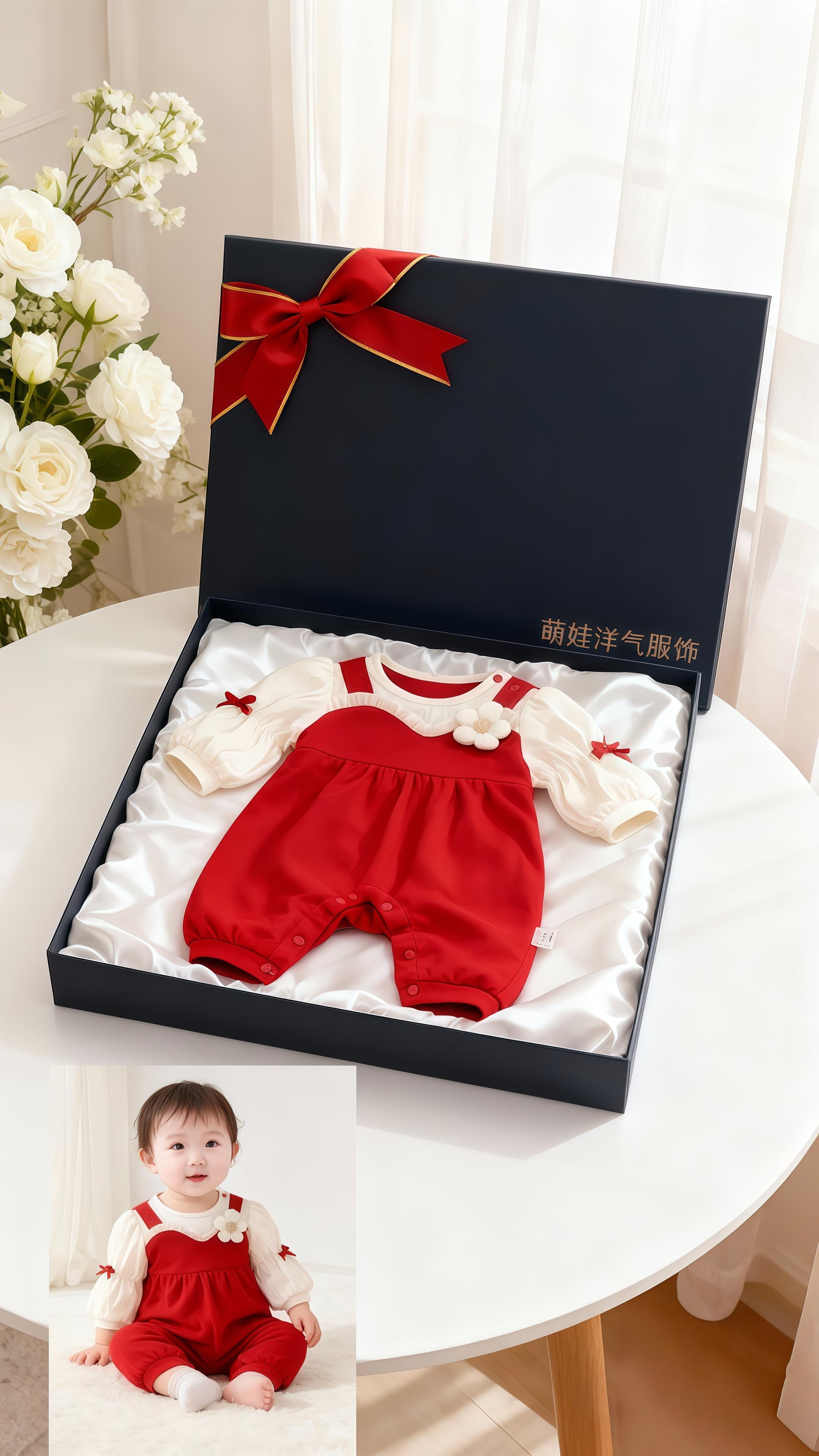 婴儿衣服秋季女宝宝连体衣百天衣服周岁服#萌娃穿搭  #萌娃穿搭#婴幼儿服饰#母婴好物 #婴儿外出服@DOU+小助手 @巨量千川 @抖in宝贝计划