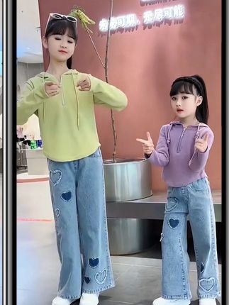 #女童套装两件套 #秋款穿搭 #女童穿搭#女童套装 #女儿就是用来打扮的
