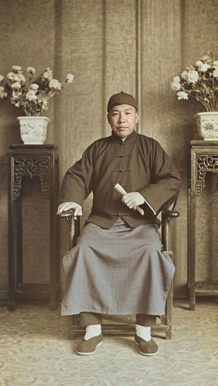 #AI民国风写真 #抖音ai创作