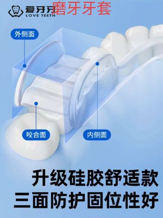 磨牙牙套夜间硅胶成人防磨牙咬合颌垫贴睡觉专用牙垫神器大人口腔#磨牙牙套 #牙套 #口腔健康