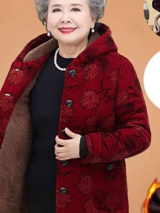 奶奶冬装棉衣中老年人女装外套加厚加绒老人妈妈60-70岁80老太太#面料柔软舒适#@好物分享🔥