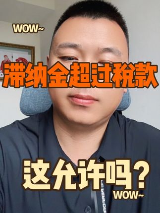 滞纳金超过税款本金了，冤枉！ 能行不？#滞纳金 #老板财税 #会计 #税务稽查 #魏禾