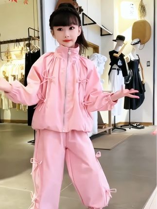 #女童套装 #潮酷穿搭 #时尚休闲套装 #生女儿就是用来打扮的