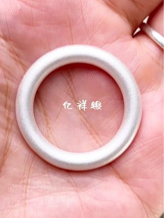 足银999实心平安扣#diy手工制作 #首饰定制 #手工 #足银999 #平安扣