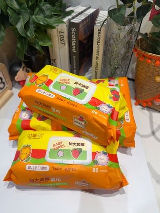 这价到手5大包,真的超大超大一包,而且每包都特瓷实!关键质量也是嘎嘎好,纸张加大加厚!没有乱七八糟的添加!#大包湿巾80抽#婴儿湿巾纸推荐 #母婴好物