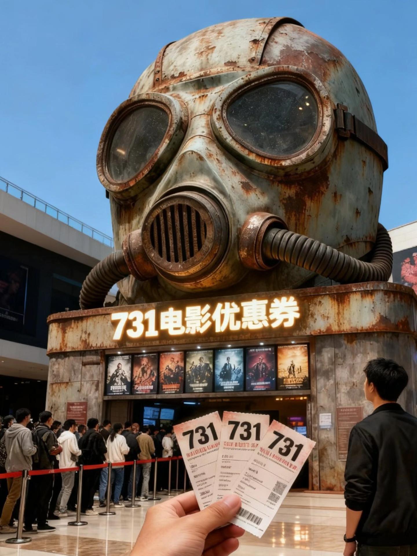 731电影票。#勿忘历史 #731部队 #新电影上映 #祖国强大 #爱国@糖糖吖