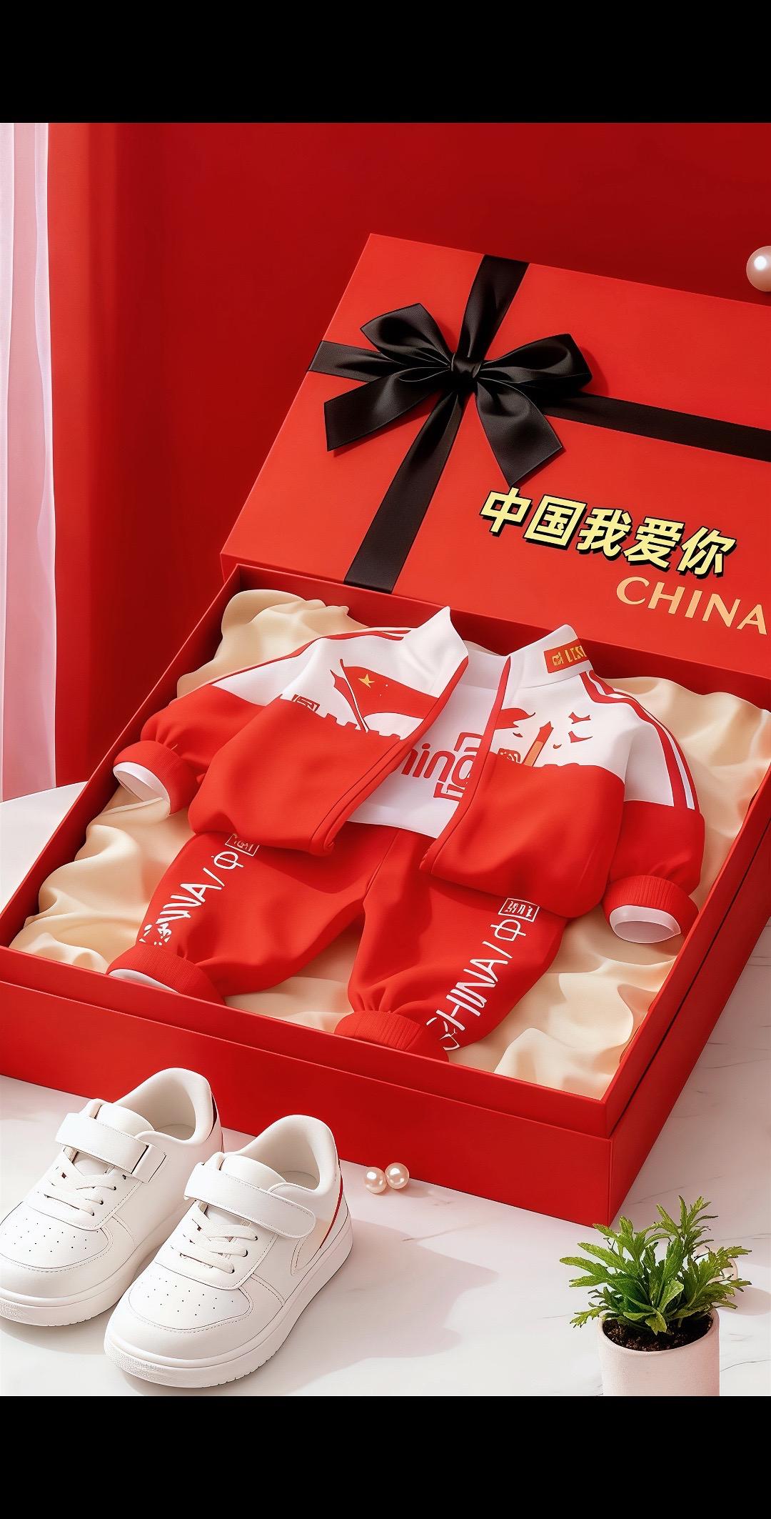 “愿山河无恙 祖国繁荣昌盛。十一拍照,出游,男女童穿搭来啦#高品质童装 #国庆节#
