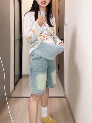 舒服百搭#孕妇裤 #孕期 #夏季穿搭 #ootd穿搭 #孕期穿搭