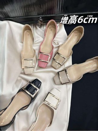 #浅口单鞋女 #时尚单鞋 #单鞋女 #中空包头单鞋 #好看时尚穿搭