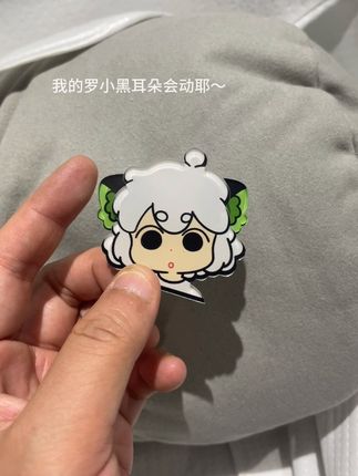 好喜欢我的胸针#罗小黑 #徽章 #胸针 #也太可爱了吧 #玩个很新的东西
