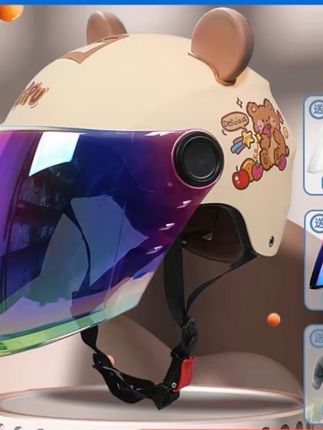 成人3c认证夏季防晒防紫外线电动摩托车头盔男女通用四季安全帽#对口型 #质量杠杠滴 #实用好物 #好物推荐🔥 #安全头盔的重要性