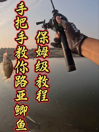 手把手教你#路亚鲫鱼 保姆级教程 #卡罗钓组 ,还不快来试试看?#路亚野钓 #路亚 #哈斯达蝴蝶多节富士版 @哈斯达官方旗舰店