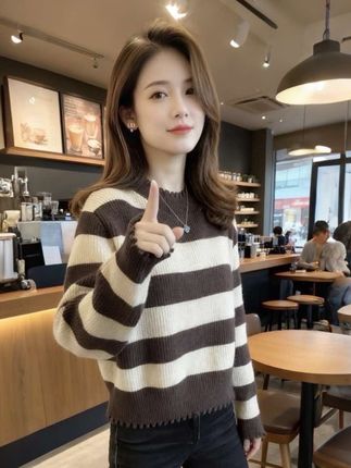 #针织衫 #慵懒风穿搭 #温柔穿搭 #韩版穿搭 #日常搭配