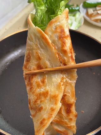手抓饼 #妈呀太香了 #手抓饼 #早餐饼 #好吃到停不下来 #大人孩子都爱吃