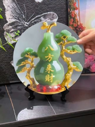 #玄关摆台#玉葫芦摆台#家居摆件