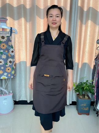 美甲奶茶甜点专用围裙可定制logo印字工作服厨房餐饮可用防污透气美观大方#面料舒适透气 #夏季新款#谁穿谁好看防水防油#超便宜超划算