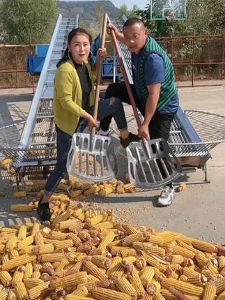 #镂空铁锹 #漏眼锹 #漏眼铲子 #玉米筛铲子 #助力三农