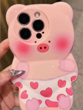 奥菲顿爱心裤衩粉猪小熊壳适用iPhone16/15 promax 手机壳苹果14/13#手机壳 #好物推荐🔥 #可爱到爆炸💥 #好看的手机壳 #今日分享