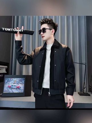 设计感翻领夹克男外套 #时尚穿搭时尚穿搭时尚 #潮酷穿搭 #穿搭穿搭 #只做高品质 #男士穿搭分享