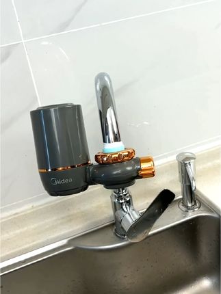 家用就选Midea美的水龙头过滤器,超滤净化直饮水,增压让厨房用水更畅快#水笼头过滤器 #净水器 #过滤器#居家好物