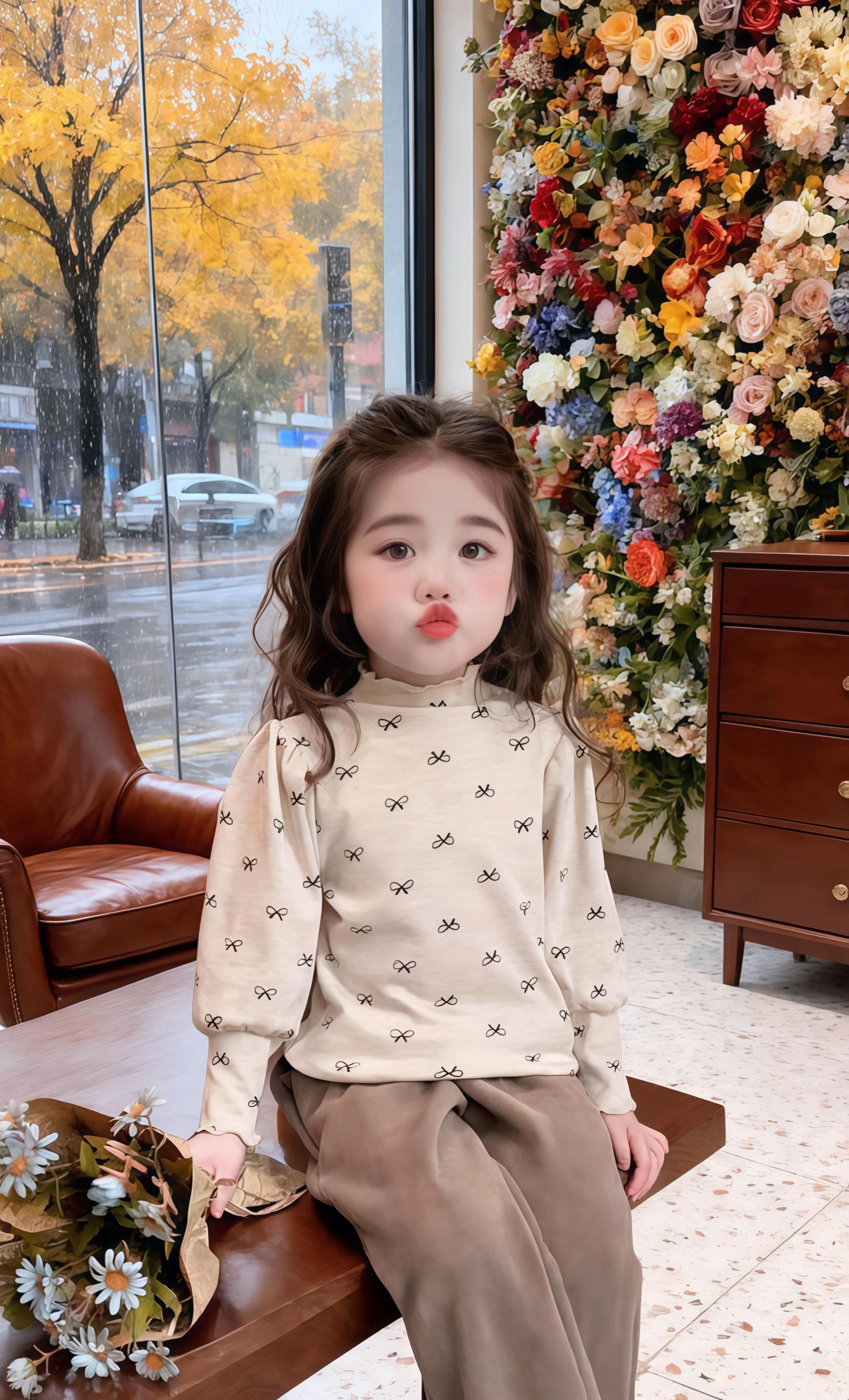 #生女儿就要这样穿 #潮童穿搭 #女童穿搭 #韩版穿搭 #女童打底衫